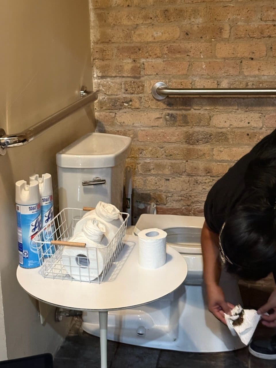 Chic Restroom Refresh for Pop-Up Event image